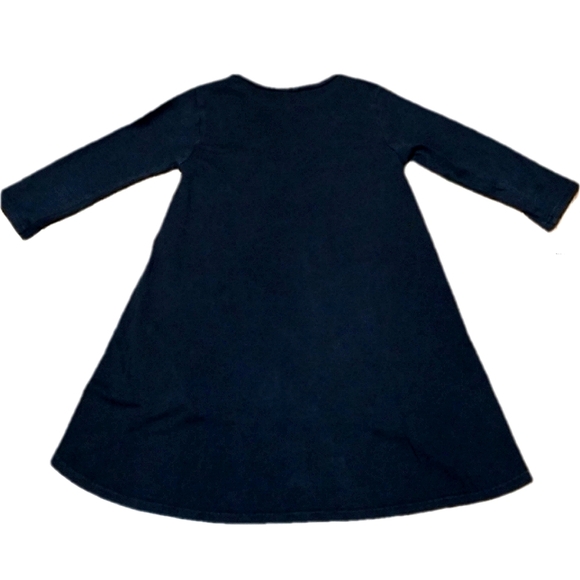 🔥FINAL💲⬇️Lauren Moshi Black High/Low Bow Print Dress, Size 2-4 ~ VGUC - Picture 5 of 11